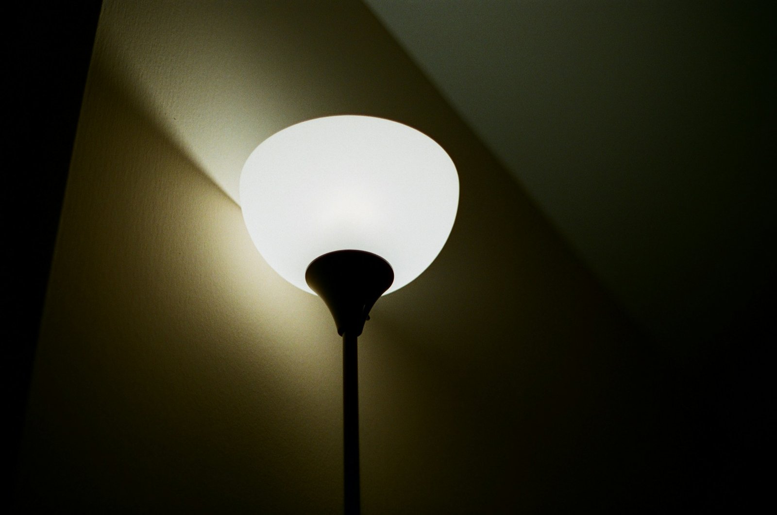 Tischlampe wird in eine andere Steckdose eingesteckt